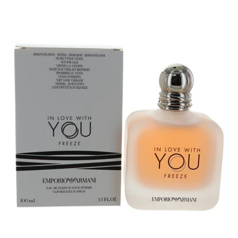 Tester Giorgio Armani Stronger In Love With You Freeze EDP 100ml Mujer