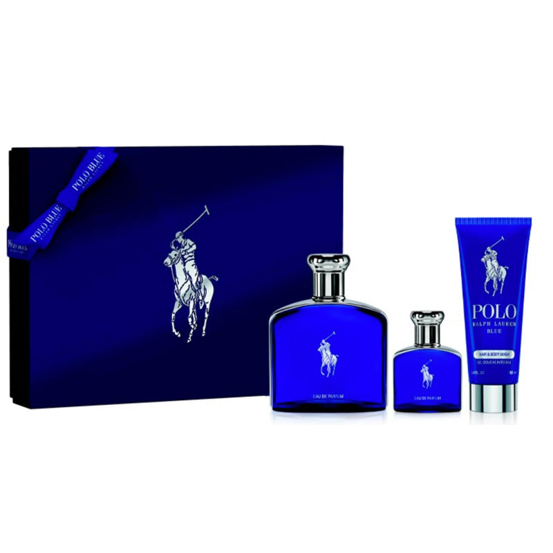 Set Ralph Lauren Polo Blue EDP 125ml + 40ml + 100ml 1