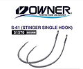 Anzol Owner Stinger Single - S-61