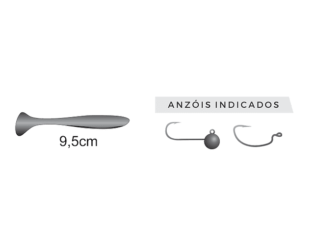 Isca Artificial Monster 3x Soft - Paddle X