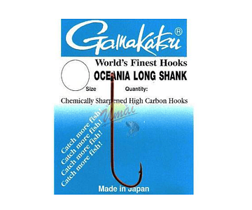 Anzol Gamakatsu - Oceania Long Shank Red