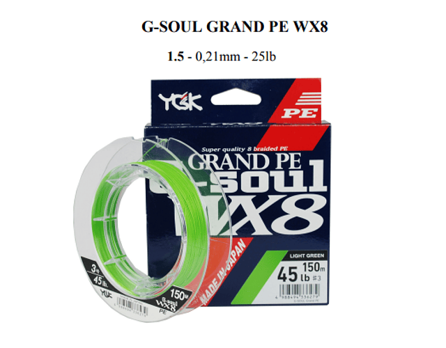 Linha de Multifilamento GSoul - WX8 - 150m
