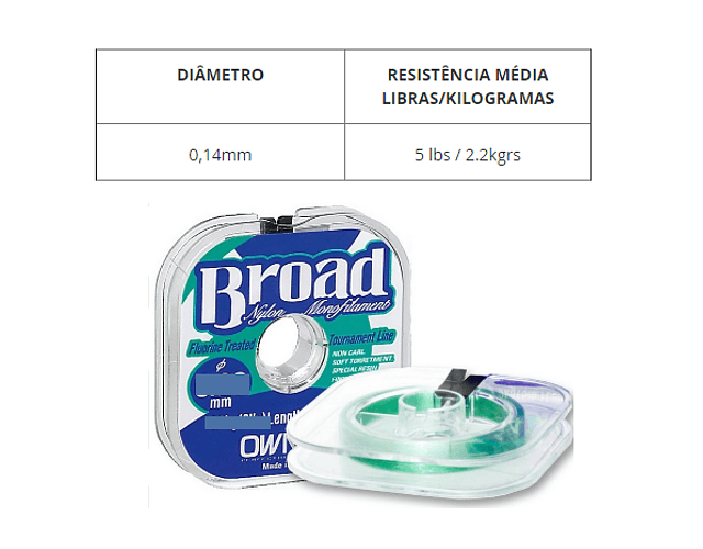 Linha Owner - Broad  100m