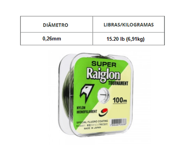 Linha Marine Sports Super Raiglon Tournament - Verde