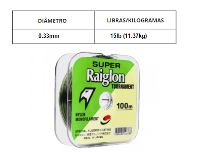 Linha Marine Sports Super Raiglon Tournament - Verde