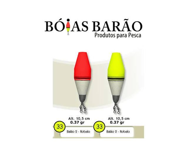 Bóia de Arremesso Barão - Balão Robalo N°33