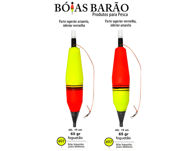 Bóia de Arremesso Barão - Luz Química n°497