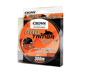 Linha de Monofilamento Crown - Pro Tamba Soft Orange