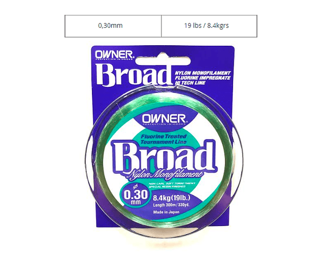 Linha Owner - Broad  300m