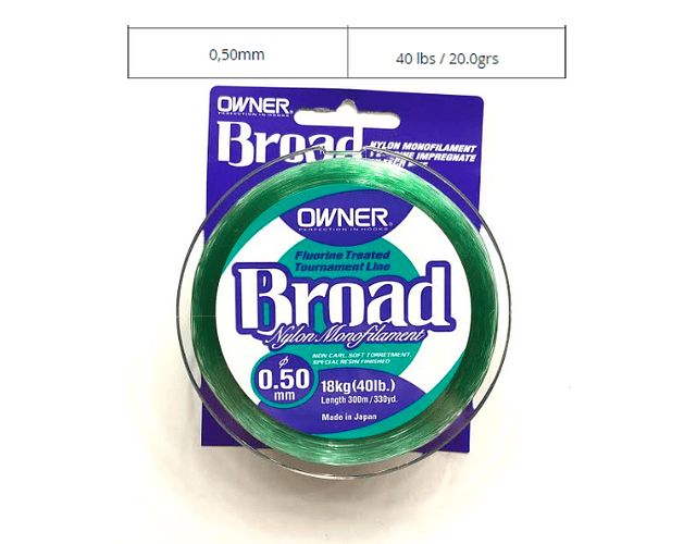 Linha Owner - Broad  300m