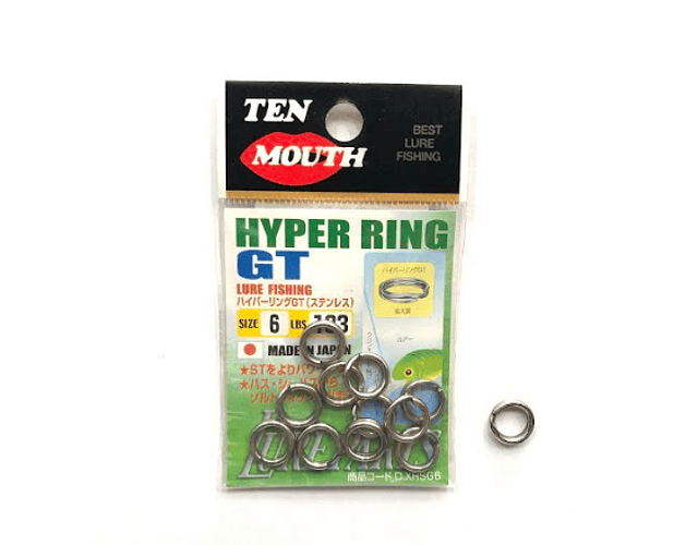 Argola para isca artificial - Ten Mouth Hyper Ring