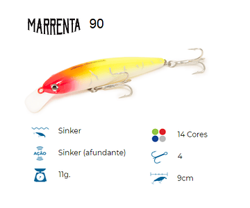 Isca Artificial Nelson Nakamura - Marrenta 90