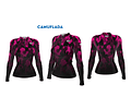 Camiseta Mar Negro Com Luvinha Feminina - GG