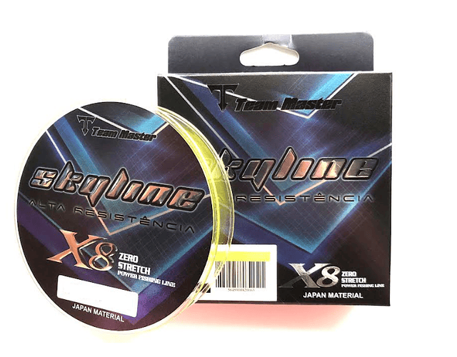 Linha de Multifilamento Team Master - Skyline X8 - 150M