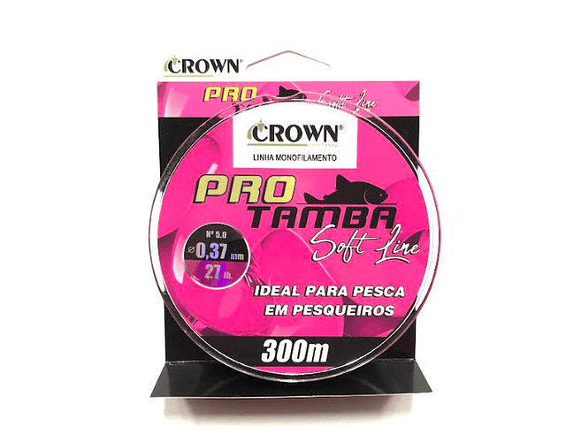 Linha de Monofilamento Crown - Pro Tamba Soft Pink