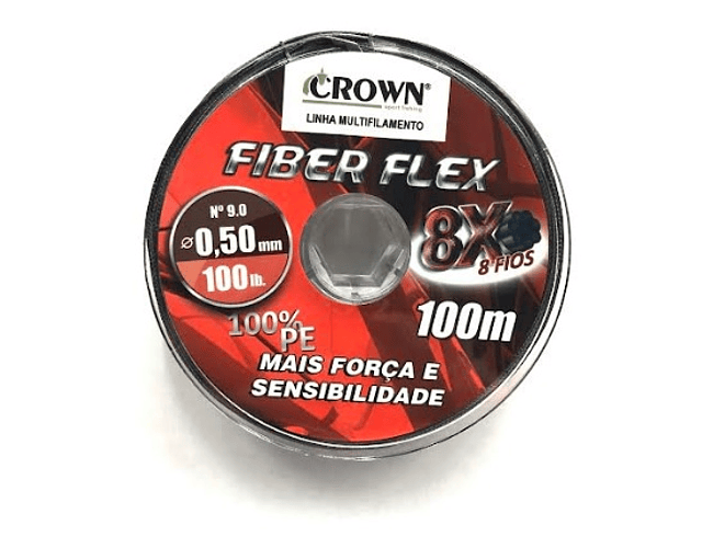 Linha de Multifilamento Crown - Fiber Flex 8x