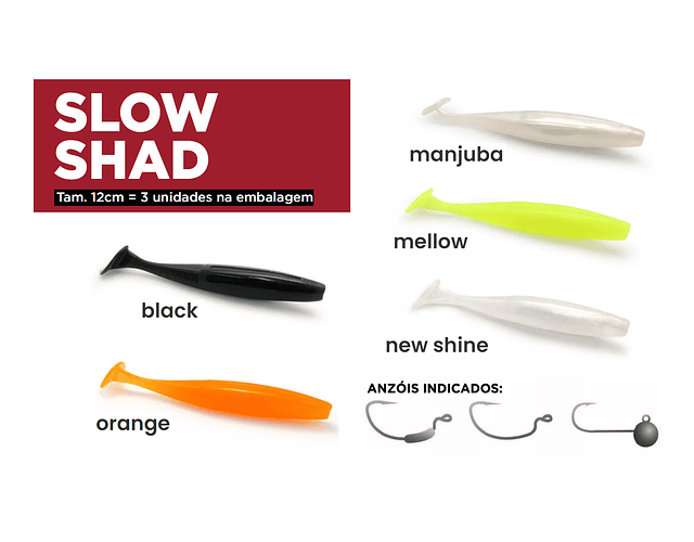 Isca Artificial Monster 3x Soft - Slow Shad
