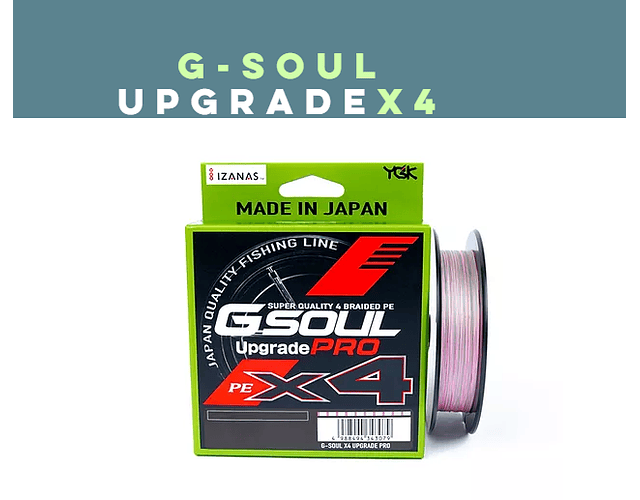 Linha de Multifilamento GSoul - Upgrade Pro X4