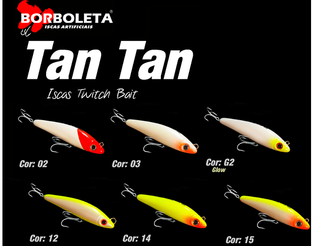 Isca Artificial Borboleta - Tan Tan