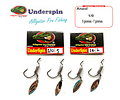 Anzol Alligator pro Fishing - Underspin 1/0