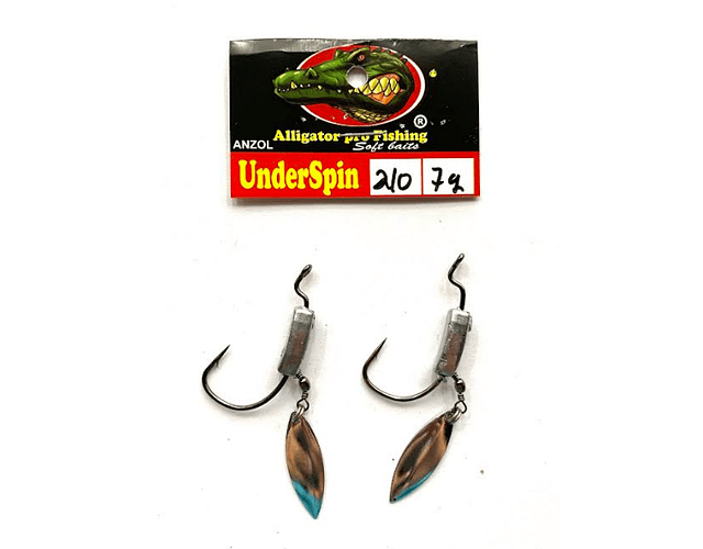 Anzol Alligator pro Fishing - Underspin 2/0 