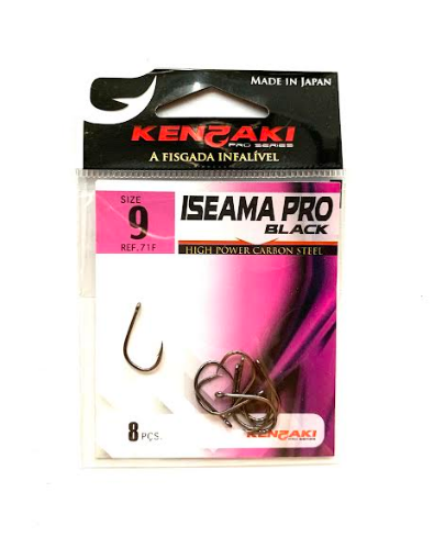 Hameçons Teeth Pro Iseama Black Nickel N°8 - Boîte De 35 Pour Pêche En Rivière