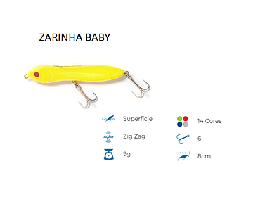 Isca Artificial Nelson Nakamura - Zarinha Baby 