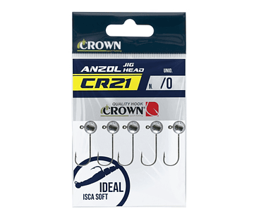 Anzol Jig Head Crown - CR21 - 2/0