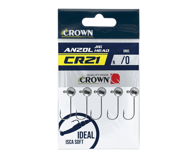 Anzol Jig Head Crown - CR21 - 2/0