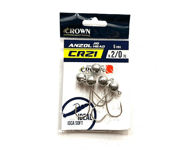 Anzol Jig Head Crown - CR21 - 2/0