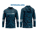 Camiseta Mar Negro Sublimada com Capuz Masculina - G1