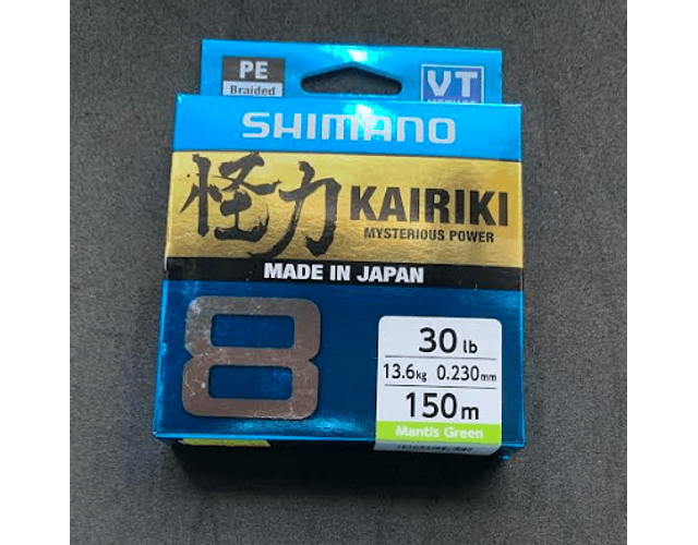 Linha de Multifilamento Shimano - Kairiki 8PE - Verde Claro