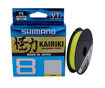 Linha de Multifilamento Shimano - Kairiki 8PE - Amarelo