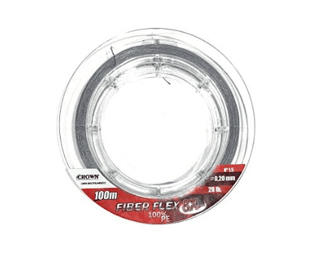 Linha de Multifilamento Crown - Fiber Flex 8x - 0,20mm