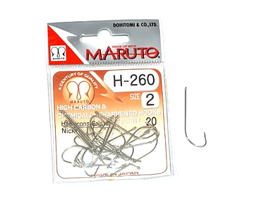 Anzol Maruto Hamecons - Crystal 260H 