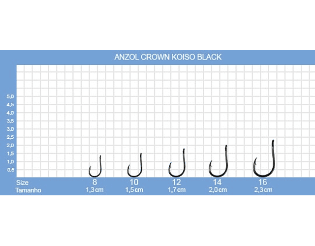 Anzol Crown - Koiso Black  