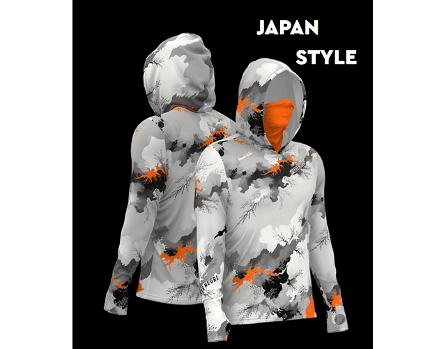 Camiseta Mar Negro com Capuz Masculina - X-Protect 360 G2