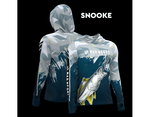 Camiseta Mar Negro Sublimada com Capuz Masculina - G3