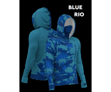 Camiseta Mar Negro com Capuz Masculina - X-Protect 360 M