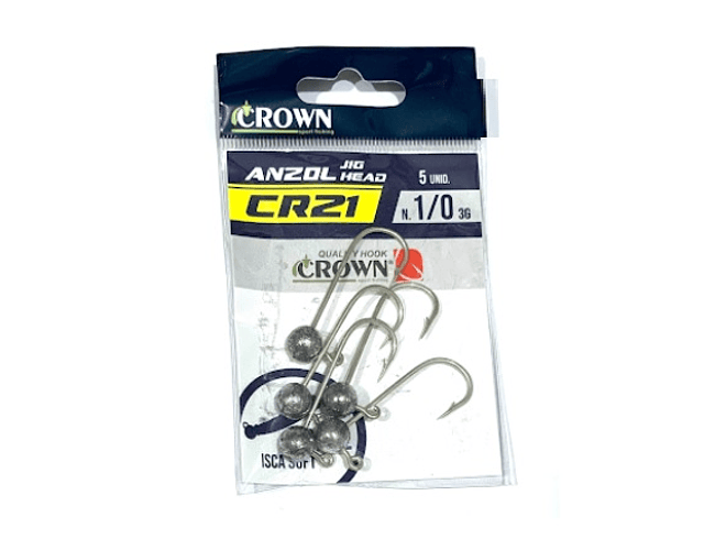 Anzol Jig Head Crown - CR21 - 1/0