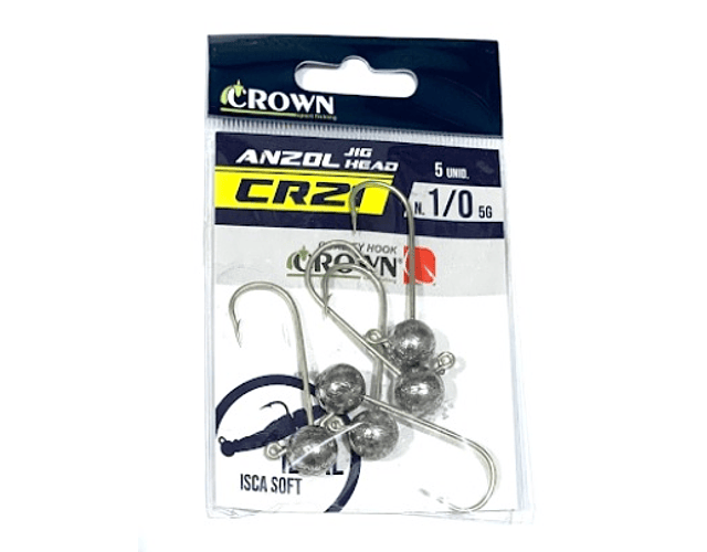 Anzol Jig Head Crown - CR21 - 1/0