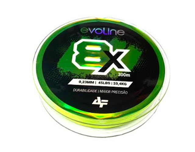 Linha de Multifilamento Albatroz - Evoline 8x Amarelo
