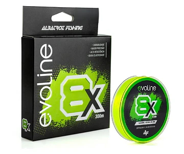 Linha de Multifilamento Albatroz - Evoline 8x Amarelo