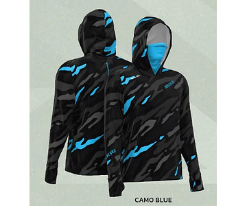 Camiseta Mar Negro com Capuz Masculina - X-Protect 360 GG
