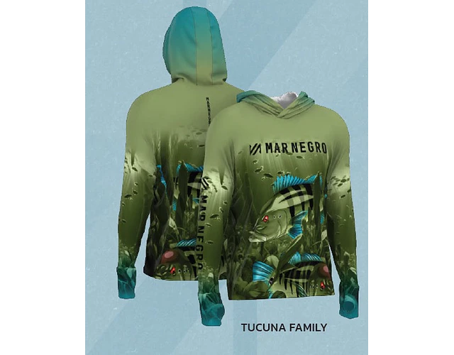 Camiseta Mar Negro Sublimada com Capuz Masculina - GG