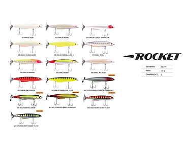 Isca Artificial Nelson Nakamura - Rocket 140