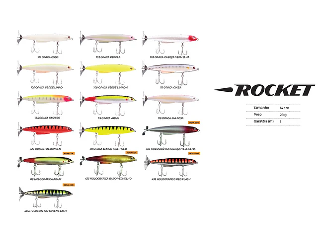 Isca Artificial Nelson Nakamura - Rocket 140