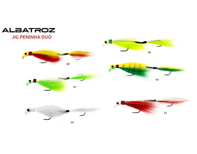 Isca Artificial Albatroz - Jig Peninha Duo 17g