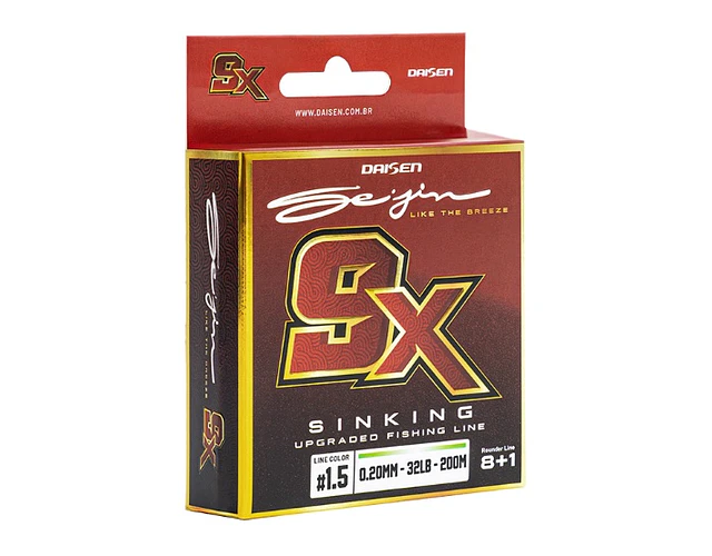 Linha de Multifilamento Daisen - Seijin Sinking 9x