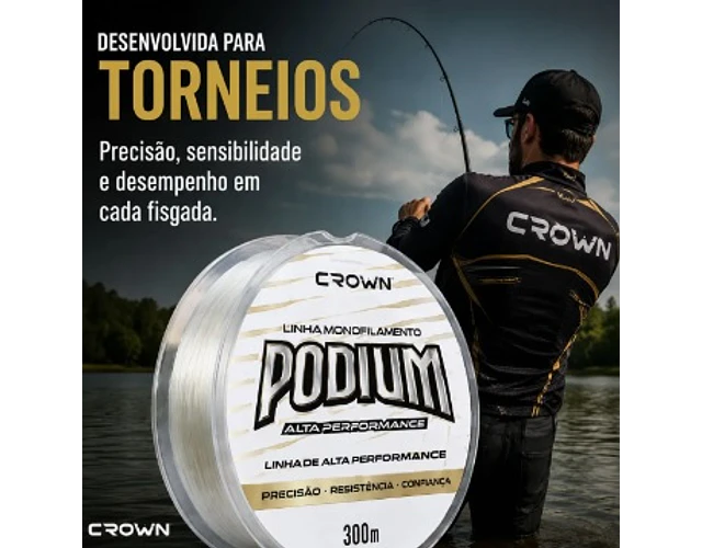 Linha de Monofilamento Crown - Podium
